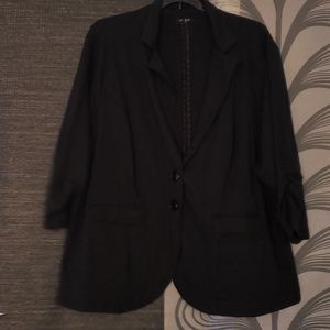 Torrid size 5 stretchy cotton blazer with 3/sleeve